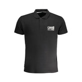 Cavalli Class Black Cotton Polo Shirt -   -  Cavalli Class.