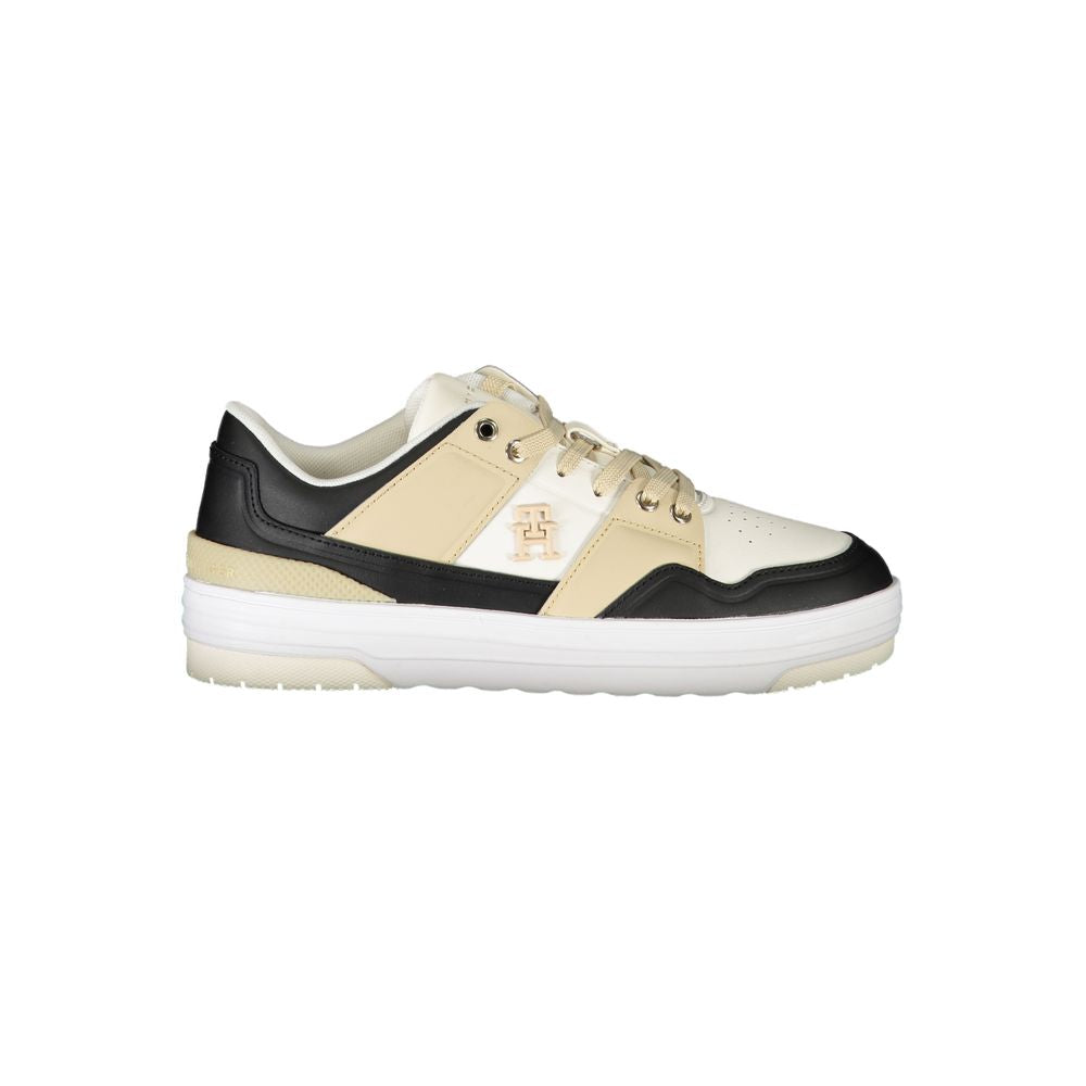 Tommy Hilfiger White Leather Women Sneaker -   -  Tommy Hilfiger.