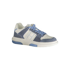 Tommy Hilfiger Light Blue Leather Women Sneaker -   -  Tommy Hilfiger.