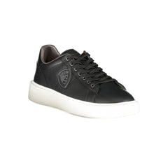 Blauer Black Leather Men Sneaker -   -  Blauer.