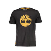 Timberland Black Cotton T-Shirt -   -  Timberland.