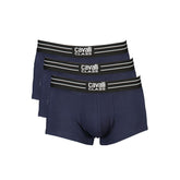 Cavalli Class Blue Cotton Underwear -   -  Cavalli Class.