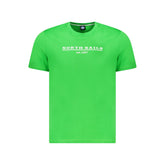 North Sails Green Cotton Men T-Shirt -   -  North Sails.