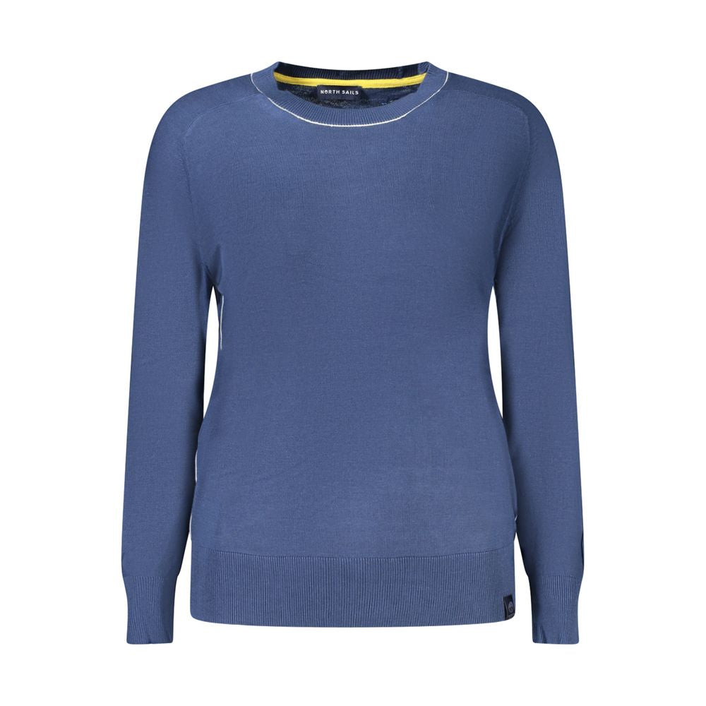 North Sails Blue Cotton Women Sweater -   -  North Sails.
