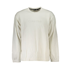 Calvin Klein White Cotton Men Sweater - - Calvin Klein.