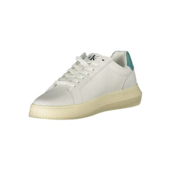Calvin Klein Sleek White Sneakers with Eco-Conscious Design -   -  Calvin Klein.