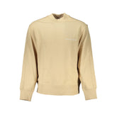 Calvin Klein Beige Crew Neck Logo Sweatshirt -   -  Calvin Klein.