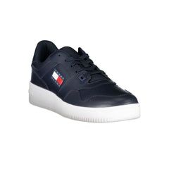 Tommy Hilfiger Blue Contrast Sneakers with Logo Detail -   -  Tommy Hilfiger.