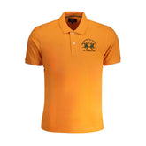 La Martina Orange Cotton Polo Shirt -   -  La Martina.