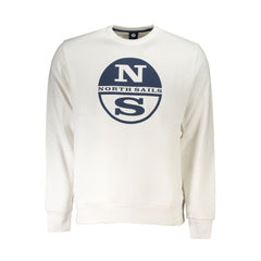 North Sails White Cotton Men Sweater - - North Sails.