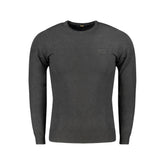 Cavalli Class Black Viscose Men Sweater -   -  Cavalli Class.