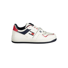 Tommy Hilfiger White Leather Men Sneaker -   -  Tommy Hilfiger.