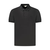 Calvin Klein Black Cotton Men Polo Shirt -   -  Calvin Klein.