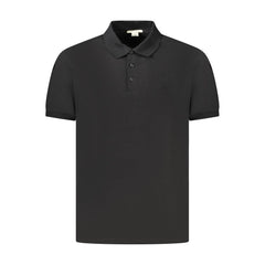 Calvin Klein Black Cotton Men Polo Shirt - - Calvin Klein.