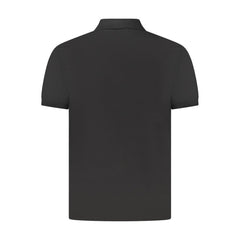 Calvin Klein Black Cotton Men Polo Shirt - - Calvin Klein.