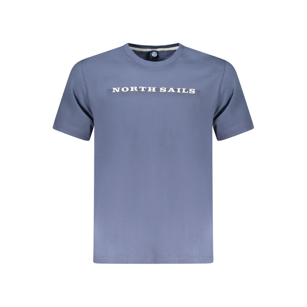 North Sails Blue Cotton Men T-Shirt -   -  North Sails.