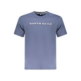 North Sails Blue Cotton Men T-Shirt -   -  North Sails.