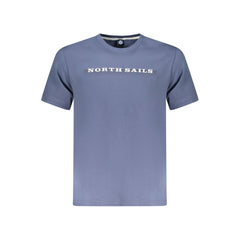 North Sails Blue Cotton Men T-Shirt -   -  North Sails.