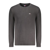 Tommy Hilfiger Black Cotton Men Sweater -   -  Tommy Hilfiger.
