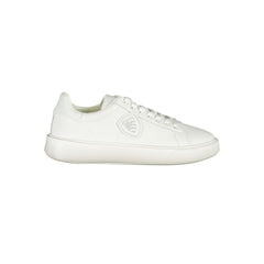 Blauer White Leather Men Sneaker -   -  Blauer.