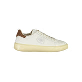 Blauer White Leather Men Sneaker -   -  Blauer.