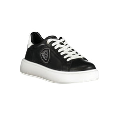 Blauer Black Leather Women Sneaker -   -  Blauer.