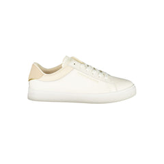 Tommy Hilfiger Beige Leather Women Sneaker -   -  Tommy Hilfiger.
