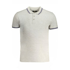 Cavalli Class Brown Cotton Men Polo Shirt -   -  Cavalli Class.