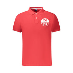 North Sails Red Cotton Men Polo Shirt -   -  North Sails.