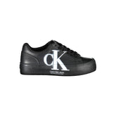 Calvin Klein Black Leather Women Sneaker -   -  Calvin Klein.