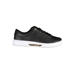Tommy Hilfiger Black Leather Women Sneaker -   -  Tommy Hilfiger.