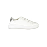 Calvin Klein Chic White Sneakers with Contrast Details -   -  Calvin Klein.