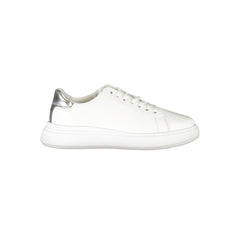 Calvin Klein Chic White Sneakers with Contrast Details -   -  Calvin Klein.
