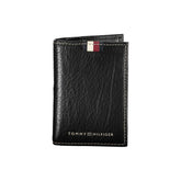 Tommy Hilfiger Black Leather Men Cardholder -  Leather Card Holder for Men -  Tommy Hilfiger.