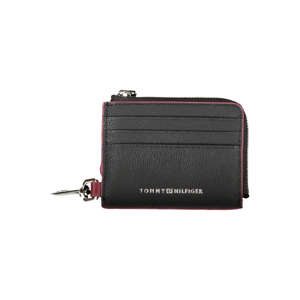 Tommy Hilfiger Chic Leather Card Holder with Snap Hook - Wallets for Men - Tommy Hilfiger.