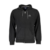 La Martina Sleek Hooded Cotton Sweatshirt in Black -   -  La Martina.