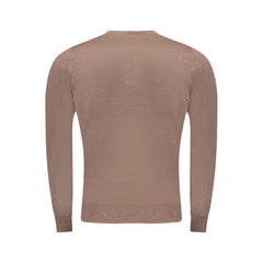 Cavalli Class Brown Viscose Men Sweater -   -  Cavalli Class.