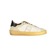 Blauer White Leather Men Sneaker -   -  Blauer.