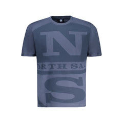 North Sails Blue Cotton Men T-Shirt -   -  North Sails.