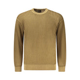 Hugo Boss Brown Cotton Men Sweater -   -  Hugo Boss.