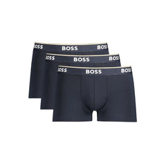 Hugo Boss Blue Cotton Men Boxer Underwear -   -  Hugo Boss.