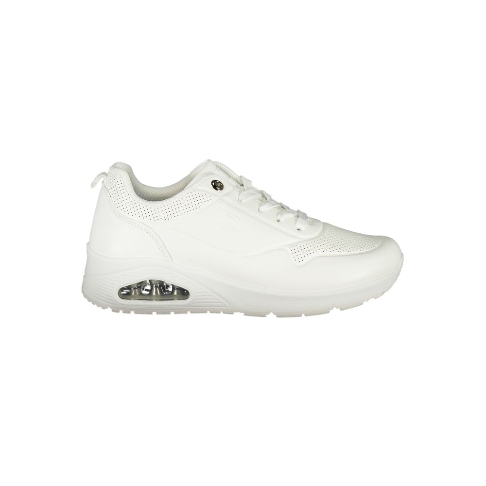 Laura Biagiotti White Polyester Women Sneaker -   -  Laura Biagiotti.