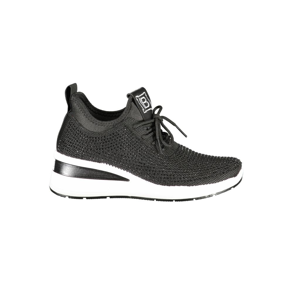 Laura Biagiotti Black Polyester Women Sneaker -   -  Laura Biagiotti.