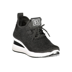 Laura Biagiotti Black Polyester Women Sneaker -   -  Laura Biagiotti.