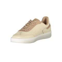 Tommy Hilfiger Beige Leather Women Sneaker -   -  Tommy Hilfiger.