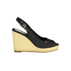 Tommy Hilfiger Black Cotton Women Sandal -   -  Tommy Hilfiger.