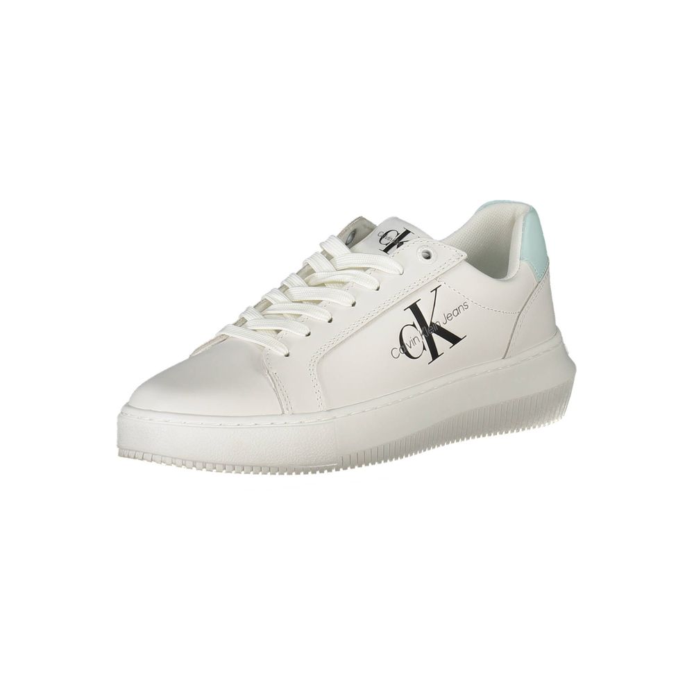 Calvin Klein White Recycled Polyester Women Sneaker -   -  Calvin Klein.