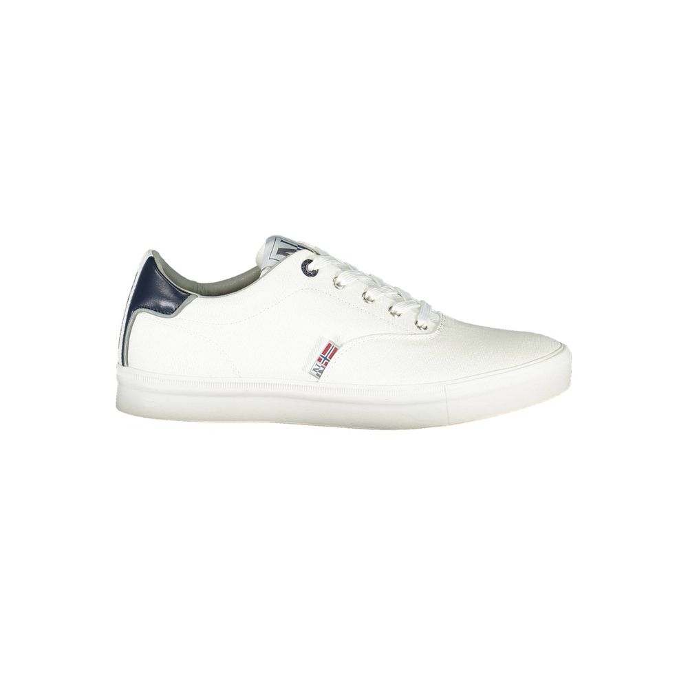 Napapijri White Polyester Men Sneaker -   -  Napapijri.