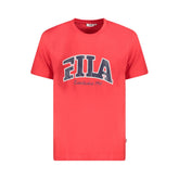 Fila Red Cotton Men T-Shirt -   -  Fila.