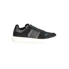 Tommy Hilfiger Black Leather Men Sneaker -   -  Tommy Hilfiger.